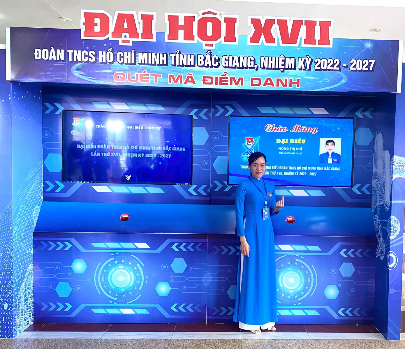 Chị Huệ dự Đại hội Đoàn TNCS Hồ Chí Minh tỉnh Bắc Giang nhiệm kỳ 2022-2027. Chị Huệ dự Đại hội Đoàn TNCS Hồ Chí Minh tỉnh Bắc Giang nhiệm kỳ 2022-2027.