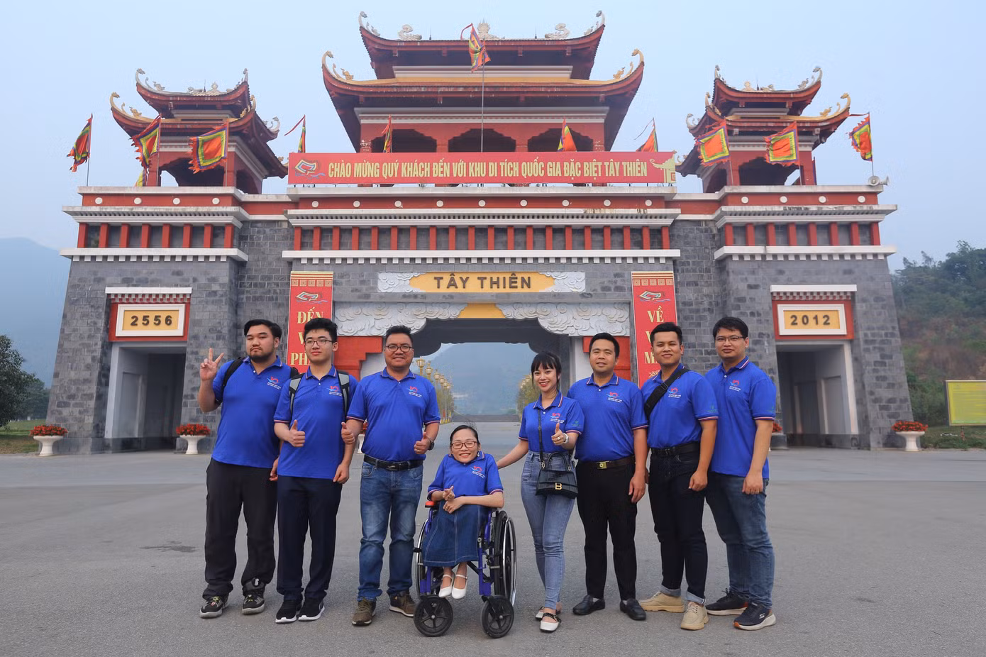 Hành trình về nguồn do thường trực Quỹ hỗ trợ Tài năng trẻ Việt Nam, báo Tiền Phong tổ chức.