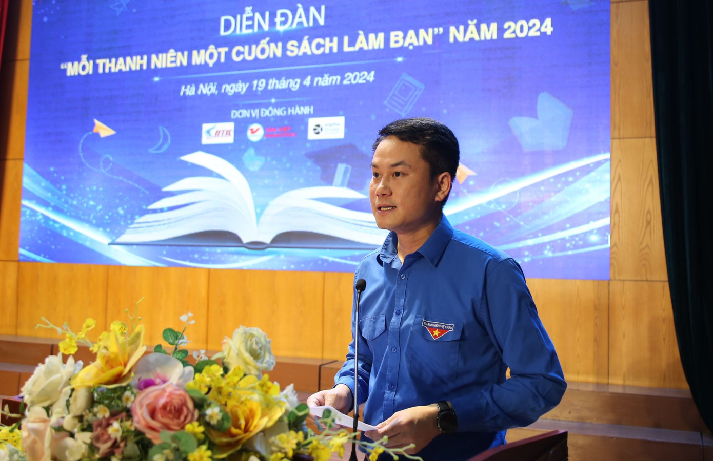 Anh Nguyễn Kim Quy - Phó Chủ tịch thường trực T.Ư Hội LHTN Việt Nam phát biểu tại chương trình. Anh Nguyễn Kim Quy - Phó Chủ tịch thường trực T.Ư Hội LHTN Việt Nam phát biểu tại chương trình.