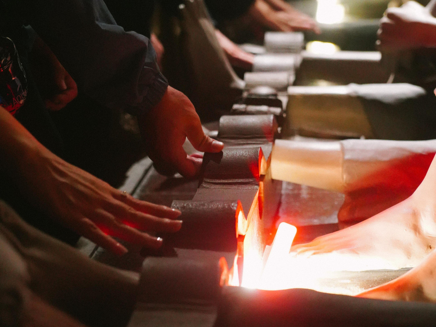 Những hoạt cảnh về cuộc sống của nữ tù chính trị đã để lại ấn tượng sâu sắc với các đại biểu trẻ.