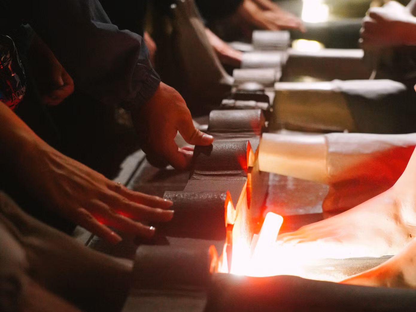 Những hoạt cảnh về cuộc sống của nữ tù chính trị đã để lại ấn tượng sâu sắc với các đại biểu trẻ.