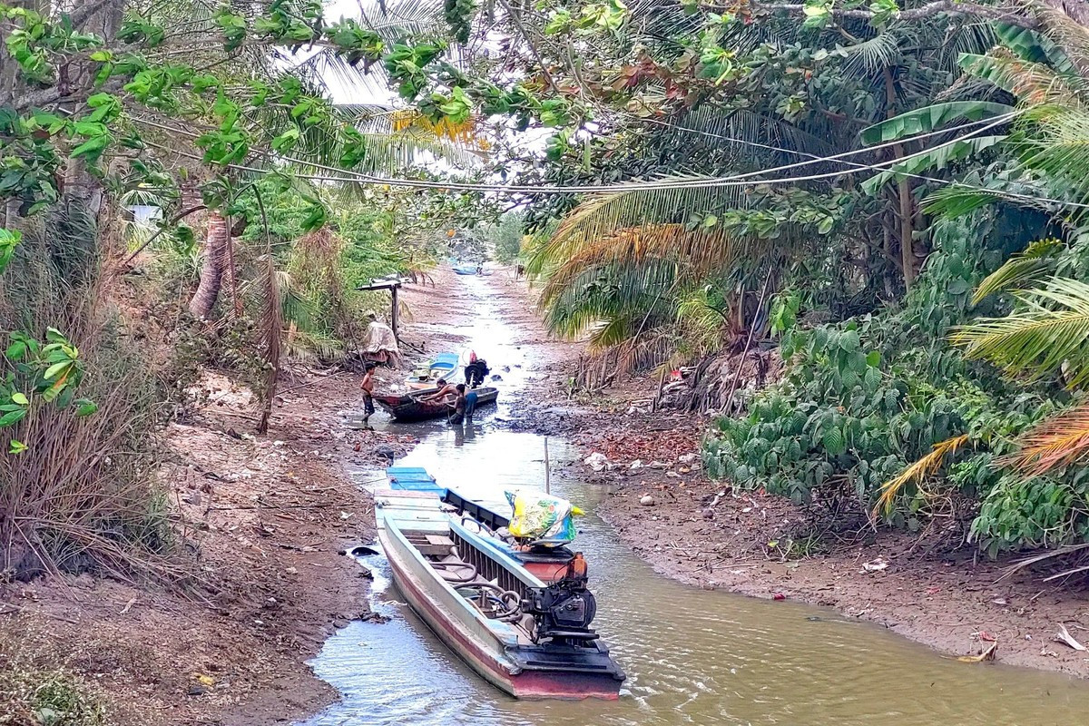 Hạn hán, xâm nhập mặn ở một số địa phương Đồng bằng sông Cửu Long đang diễn biến phức tạp. Ảnh minh hoạ: Nhật Huy - Xuân Lương