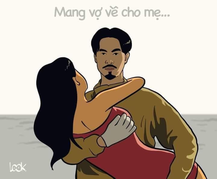 Mạng xã hội Facebook mấy ngày qua cũng tràn ngập câu nói "Mang vợ về cho mẹ". Ảnh: Facebook. Mạng xã hội Facebook mấy ngày qua cũng tràn ngập câu nói "Mang vợ về cho mẹ". Ảnh: Facebook.