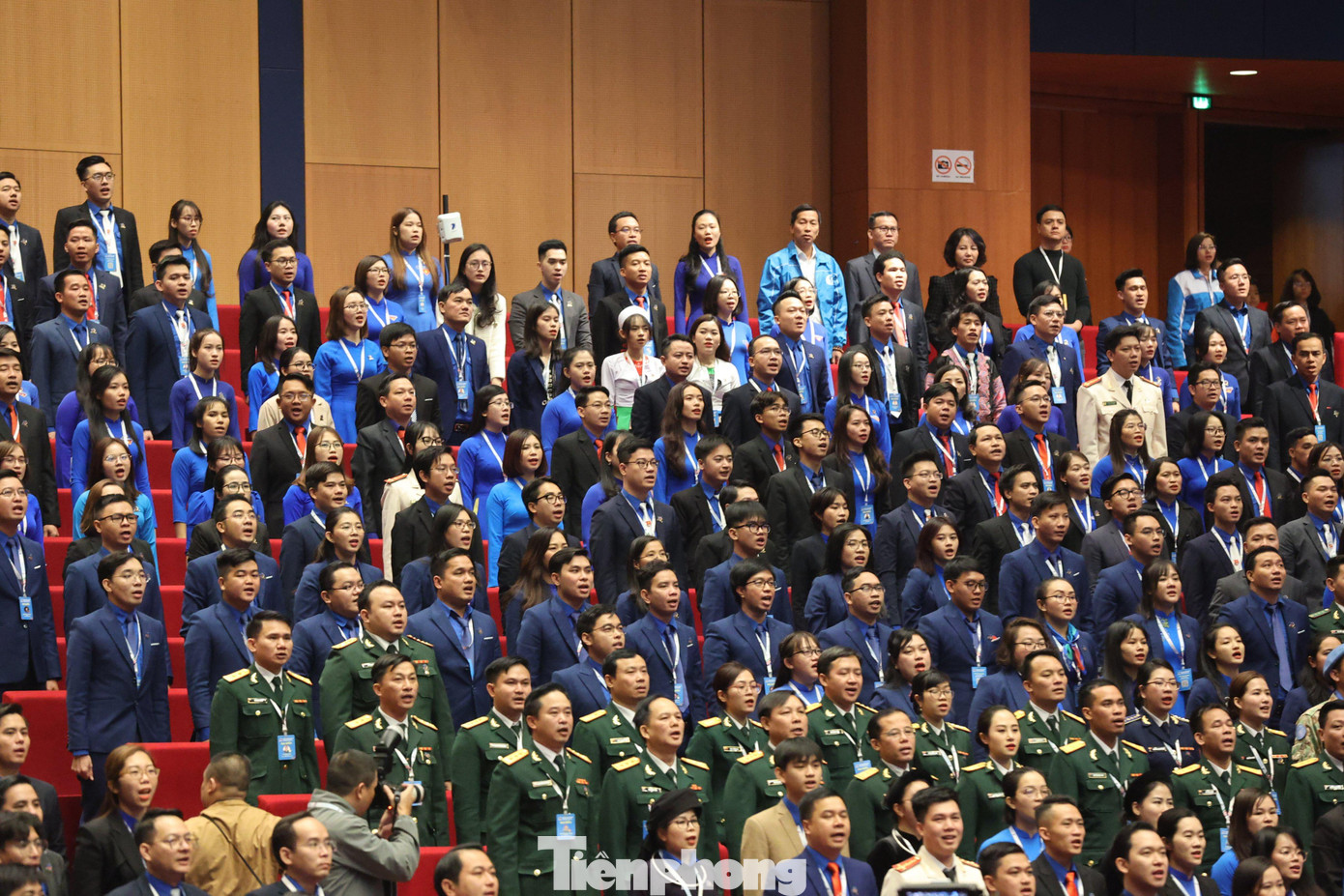 Đại biểu tham dự Đại hội Đoàn toàn quốc XII. Ảnh: Như Ý