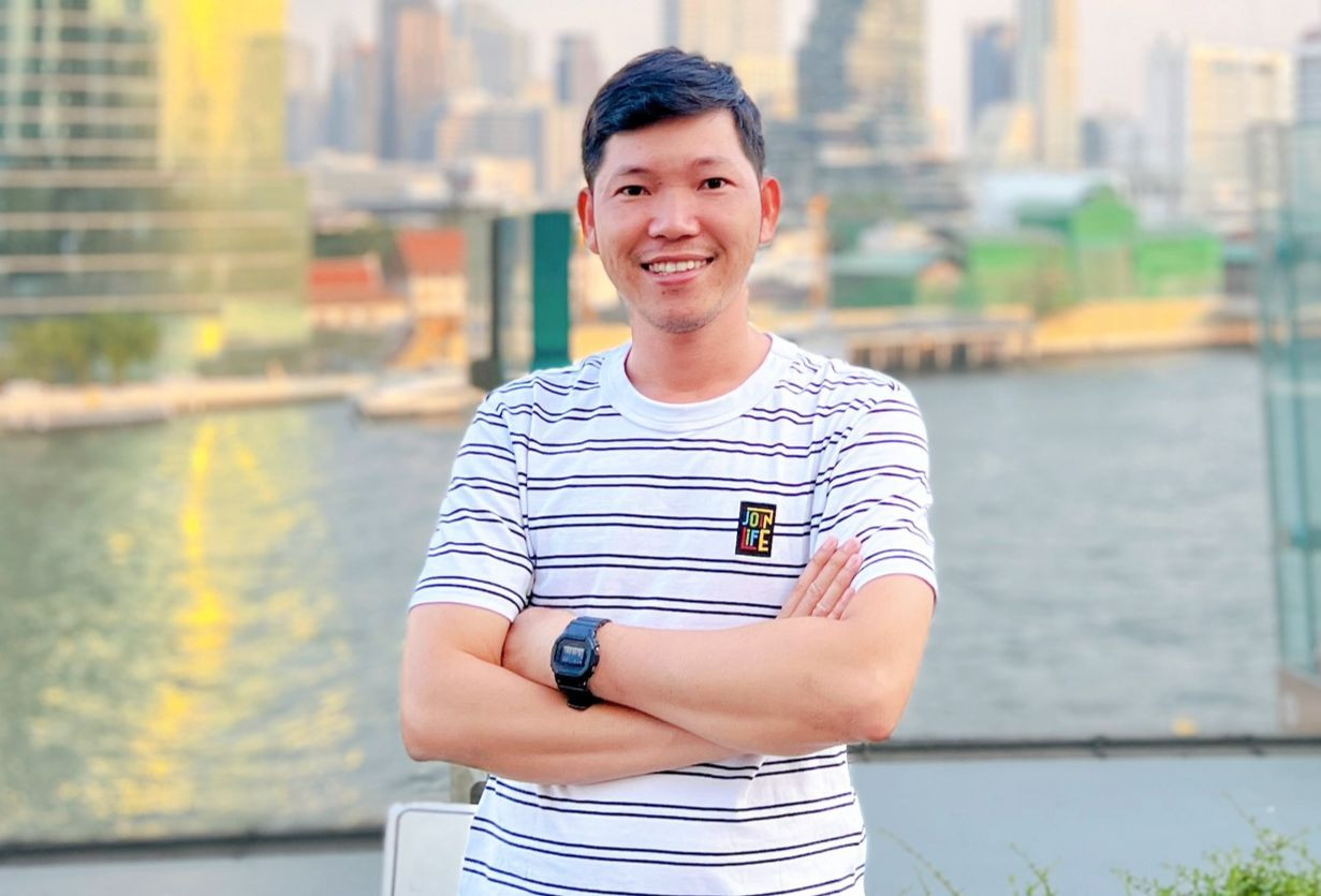 Chân dung anh Nguyễn Hoài Hận. Ảnh: NVCC