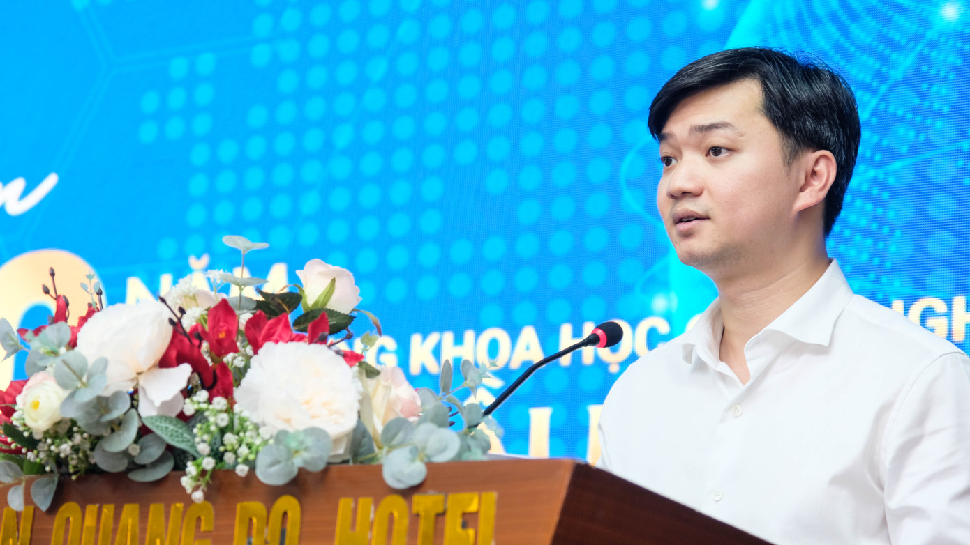 Anh Nguyễn Minh Triết - Bí thư T.Ư Đoàn, Chủ tịch T.Ư Hội SVVN chia sẻ tại chương trình. Ảnh: Châu Linh Anh Nguyễn Minh Triết - Bí thư T.Ư Đoàn, Chủ tịch T.Ư Hội SVVN chia sẻ tại chương trình. Ảnh: Châu Linh