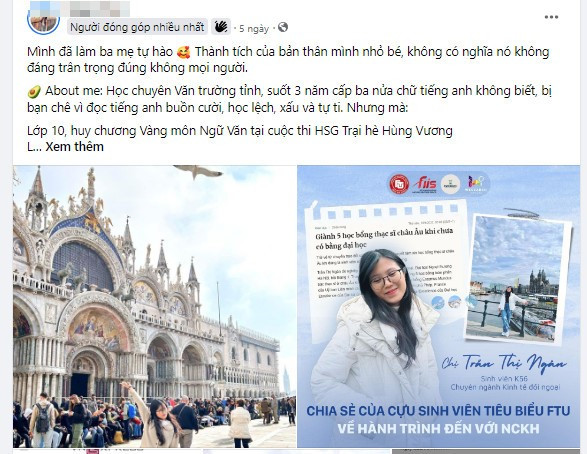 Trào lưu này cũng gián tiếp khiến nhiều bạn trẻ cảm thấy áp lực vì bảng thành tích khủng của "con nhà người ta". Trào lưu này cũng gián tiếp khiến nhiều bạn trẻ cảm thấy áp lực vì bảng thành tích khủng của "con nhà người ta".