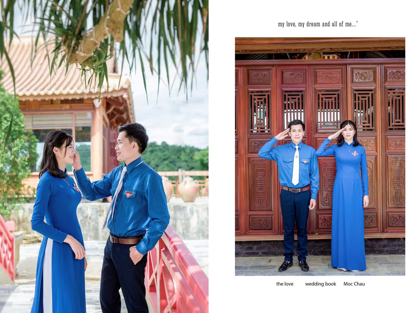 Anh Bạc Cầm May bắt đầu tham gia công tác Đoàn từ năm 2014, còn bạn gái Tòng Thị Nguyên tham gia muộn hơn một năm.