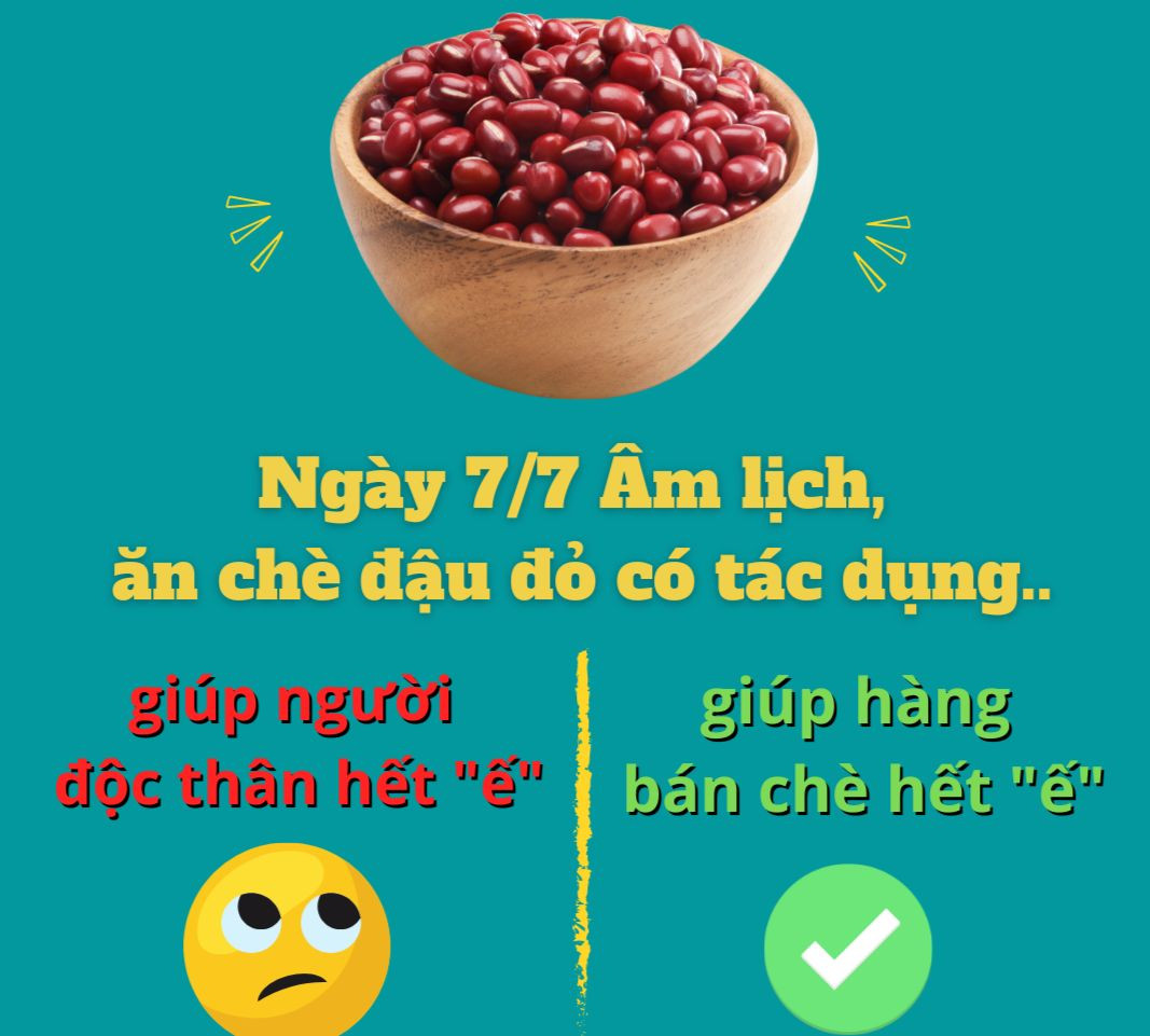 Ăn chè đậu đỏ để "thoát ế" như lời đồn, liệu có hiệu quả hay giúp hàng bán chè hết "ế". Ảnh: Fanpage VTV24.