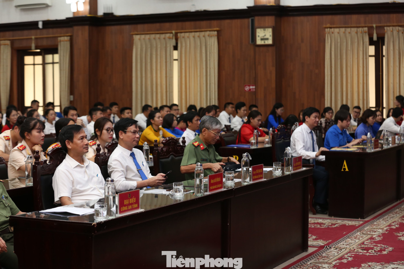 Các đại biểu tham gia thảo luận tại diễn đàn 3 với chủ đề Công tác xây dựng tổ chức Hội LHTN Việt Nam vững mạnh và đoàn kết, tập hợp thanh niên.