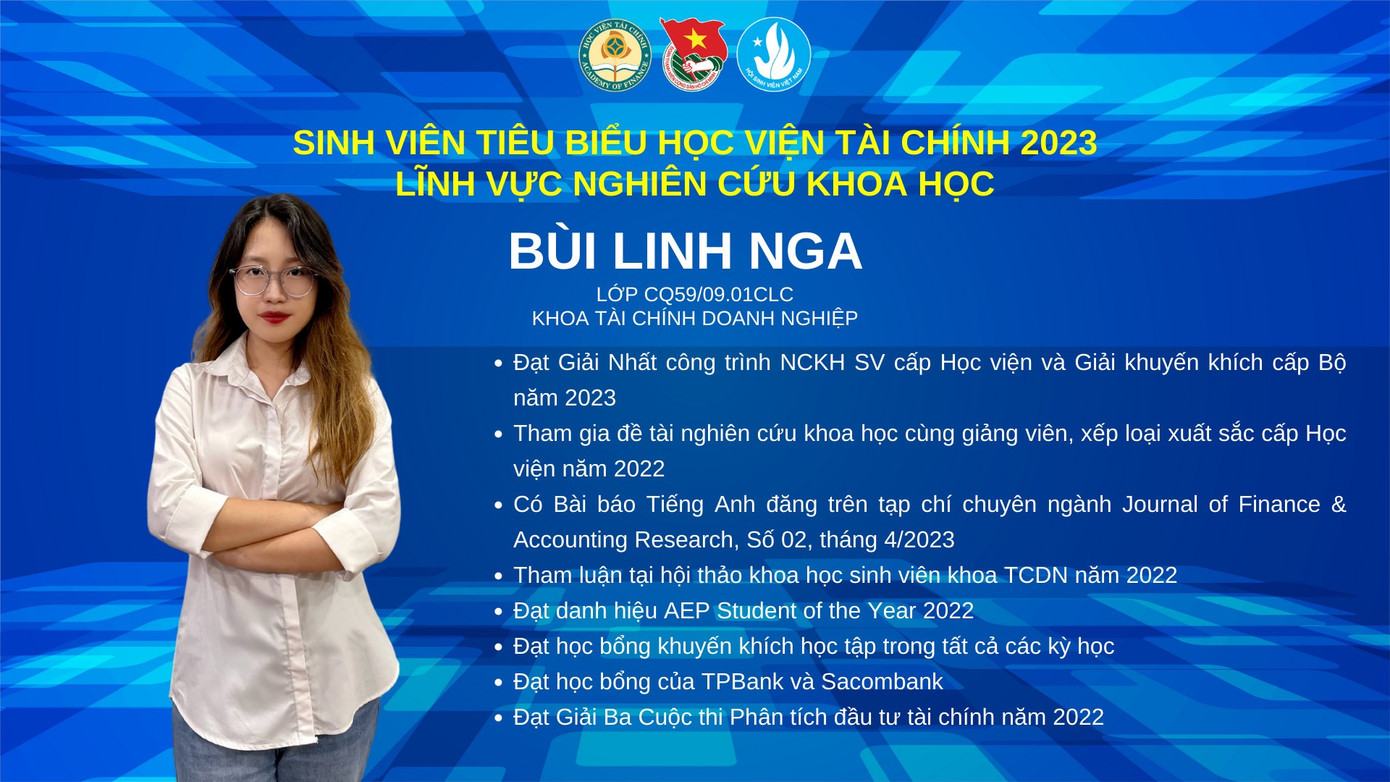Những thành tích nổi bật của Bùi Linh Nga.