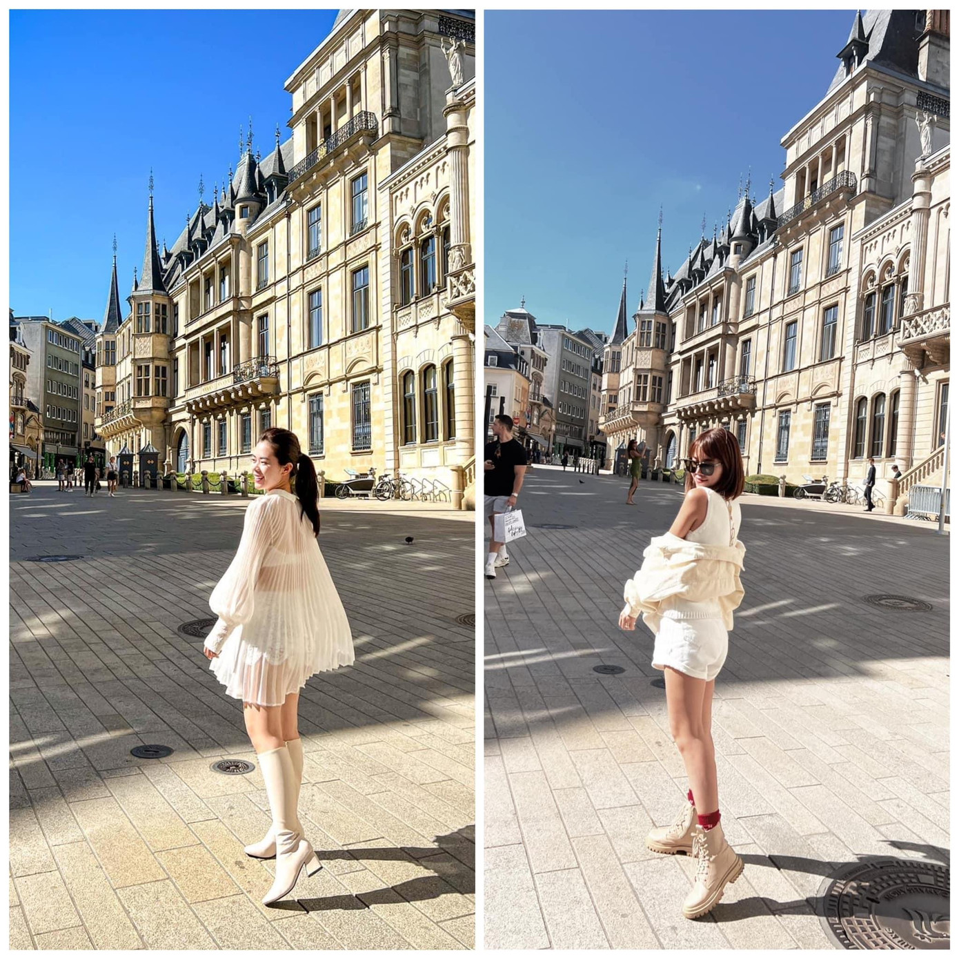 &quot;Luxembourg- Nước này xinh đẹp, giàu có lắm!&quot;, Linh chú thích.