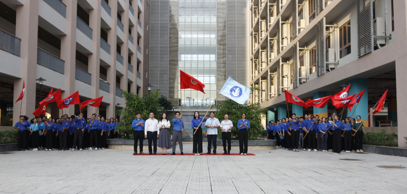 Đoàn Thanh niên Học viện Tài chính vừa tổ chức lễ ra quân Chiến dịch Thanh niên tình nguyện Hè năm 2024.