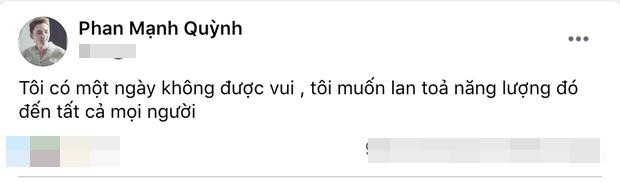 Nguyên văn câu nói &quot;tạo trend&quot; của nam ca sĩ Phan Mạnh Quỳnh.