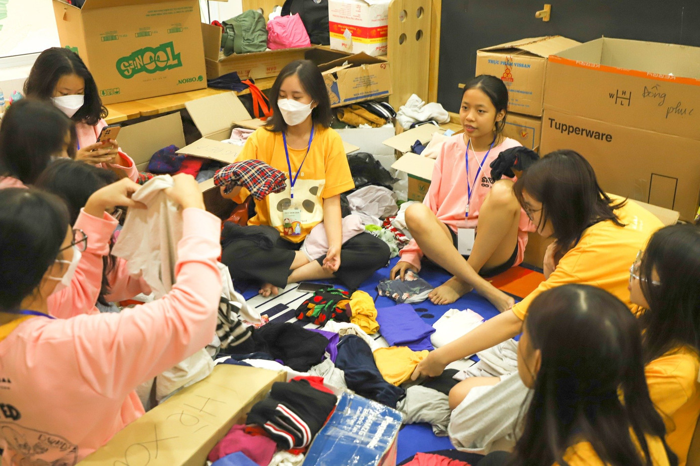 Dự án Striped Project đã thu hút gần 100 học sinh tham gia.