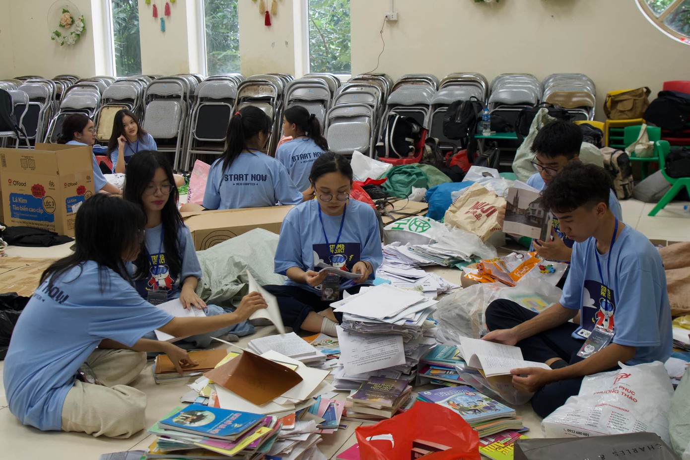 Dự án Striped Project đã thu hút gần 100 học sinh tham gia.