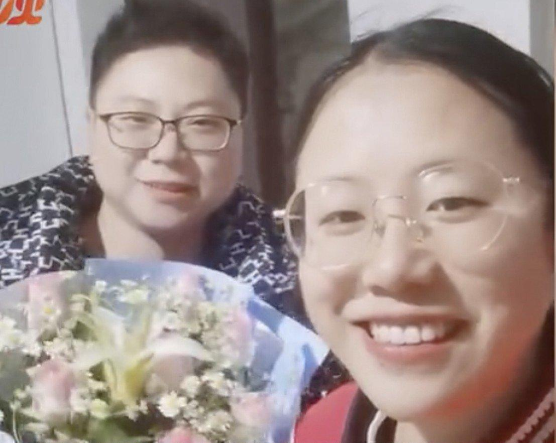 Xiaoqing và Fei. Ảnh: SCMP