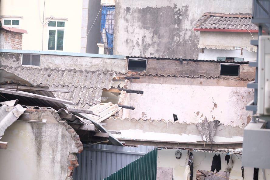 Hiện trường vụ cháy. Ảnh: Thanh Hà Hiện trường vụ cháy. Ảnh: Thanh Hà