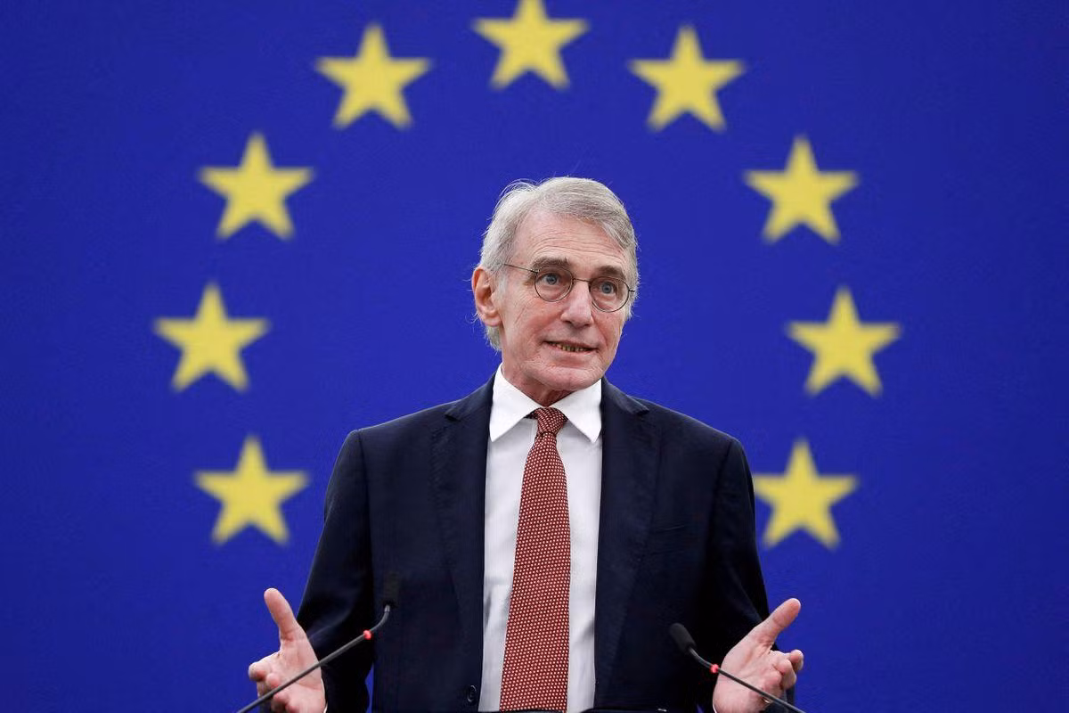 Ông David Sassoli. Ảnh: Reuters