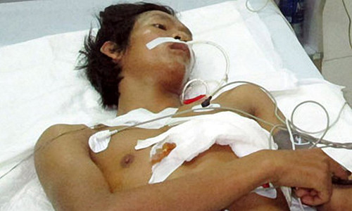 Hình ảnh Nhân trong phòng cách ly của bệnh viện. Hình ảnh Nhân trong phòng cách ly của bệnh viện