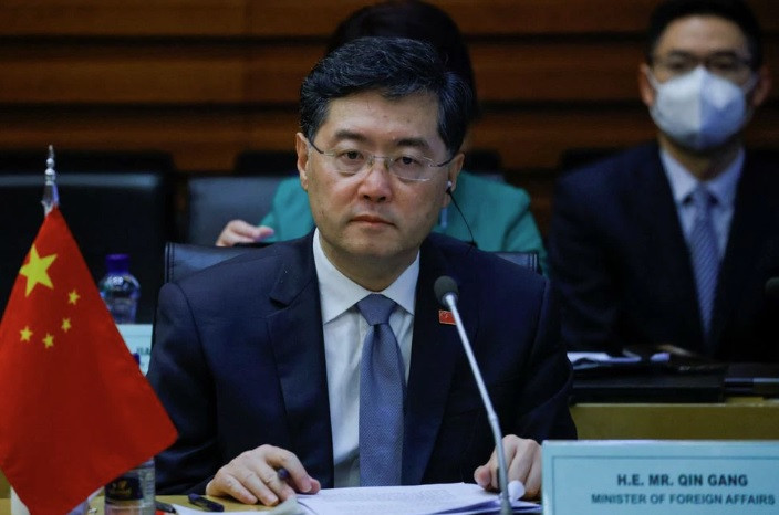 Ngoại trưởng Trung Quốc Tần Cương. Ảnh: Xinhua