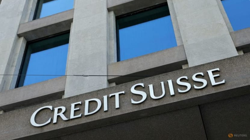 Trước trụ sở của Credit Suisse. Ảnh: Reuters Trước trụ sở của Credit Suisse. Ảnh: Reuters