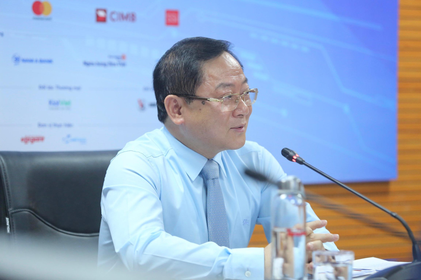 Nhà báo Lê Xuân Sơn - Tổng Biên tập Báo Tiền Phong, Trưởng ban Tổ chức Ngày Thẻ Việt Nam