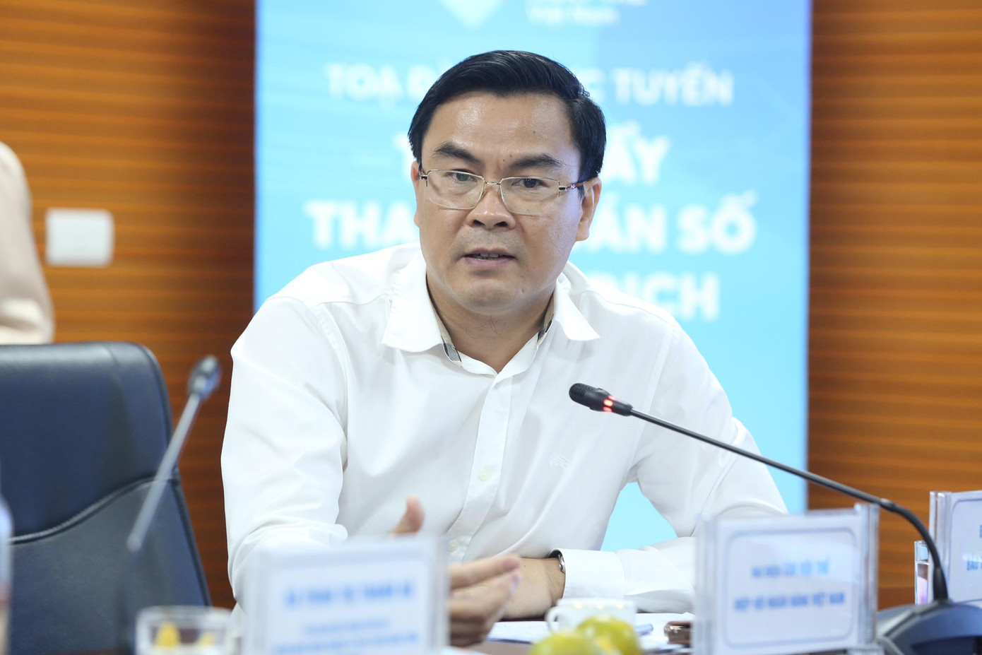 Ông Lê Thanh Hà - đại diện Chi hội thẻ, Hiệp hội Ngân hàng