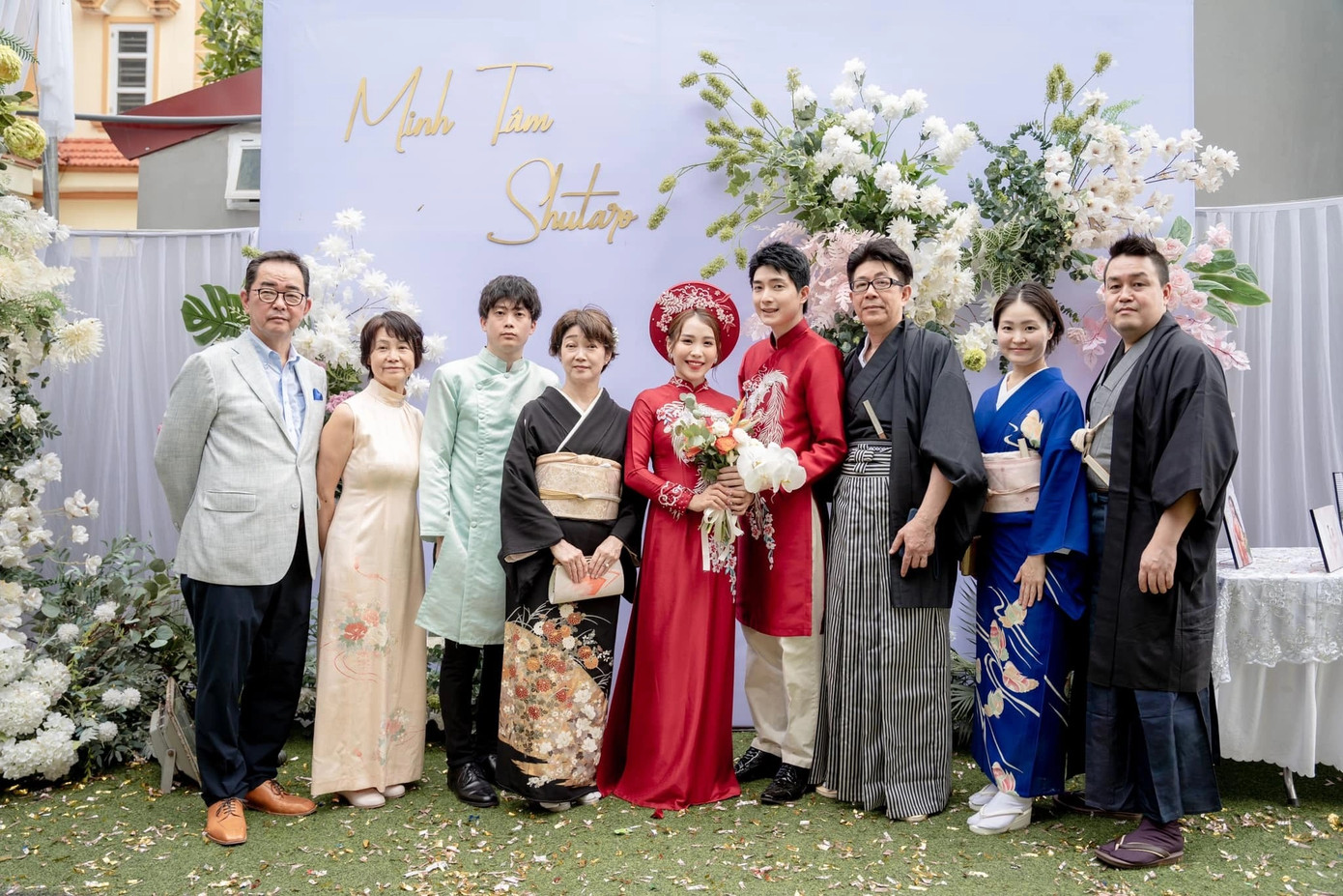 Đám cưới Việt - Nhật gây "sốt" mạng xã hội những ngày qua (Ảnh: Nhân vật cung cấp).