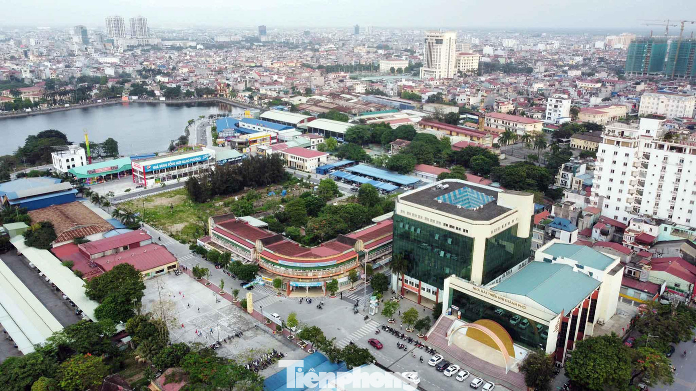 Toàn cảnh Cung văn hóa Thiếu nhi Hải Phòng, số 55 Lạch Tray.