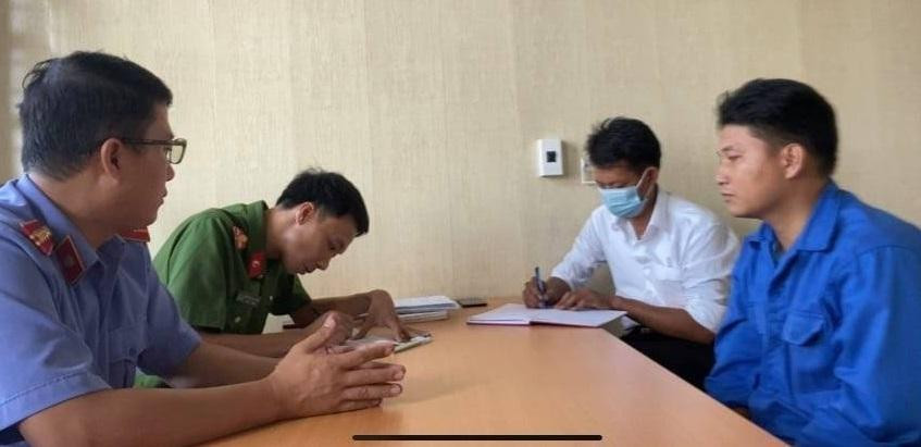 Bị can Cao Tài Năng tại cơ quan điều tra. Bị can Cao Tài Năng tại cơ quan điều tra.