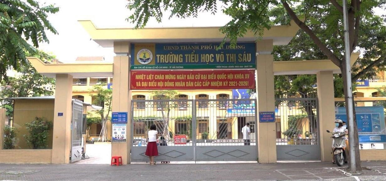 Trường tiểu học Võ Thị Sáu, TP Hải Dương.