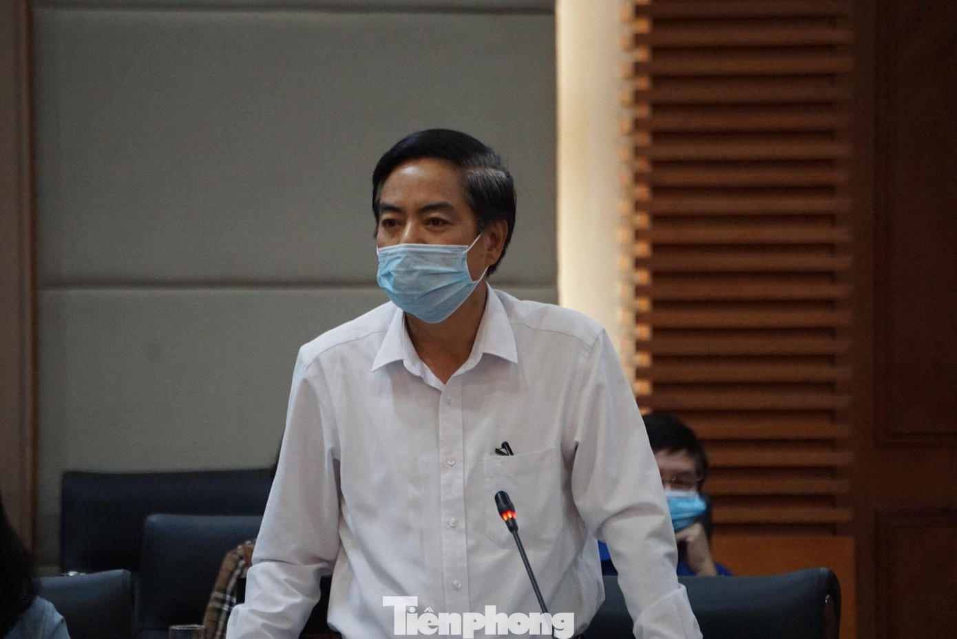 Lãnh đạo Sở Y tế Hải Phòng thông tin về việc huy động 1.500 bác sỹ, nhân viên y tế tham gia kế hoạch tiêm chủng.