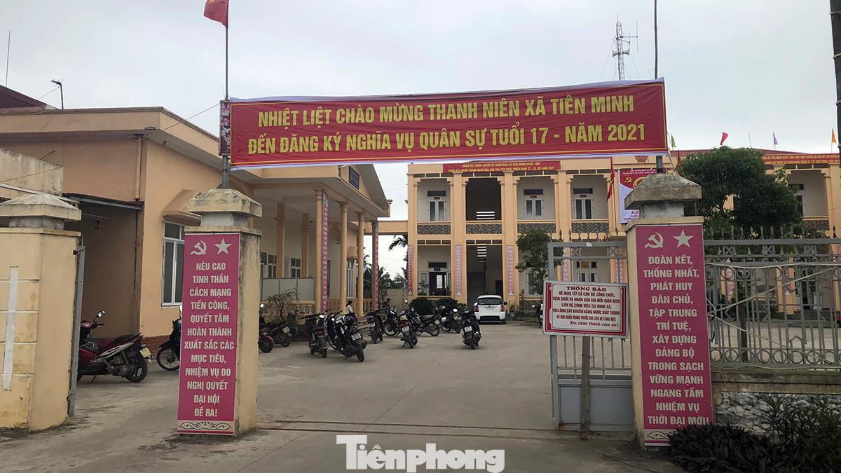 Trụ sở UBND xã Tiên Minh (huyện Tiên Lãng, TP Hải Phòng).