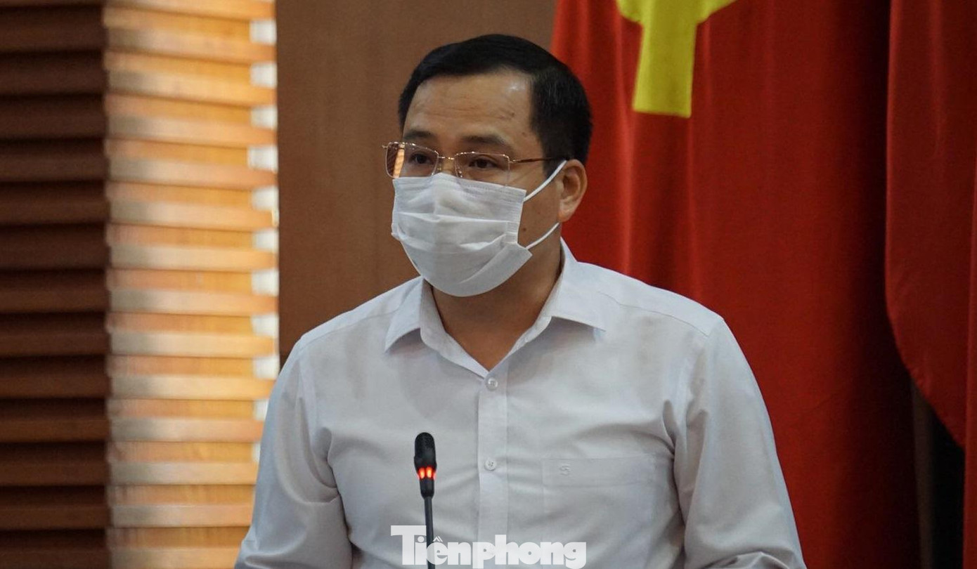 Ông Phạm Hưng Hùng - Chánh văn phòng UBND TP Hải Phòng thông tin về đề xuất mượn 500.000 liều vắc-xin Sinopharm từ TPHCM.