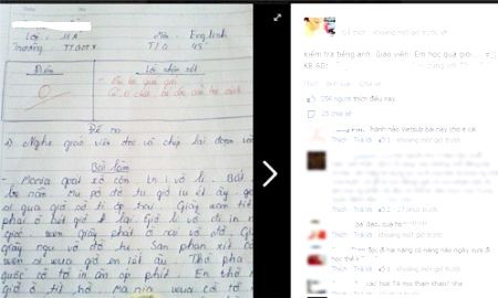 Bài kiểm tra tiếng Anh. 