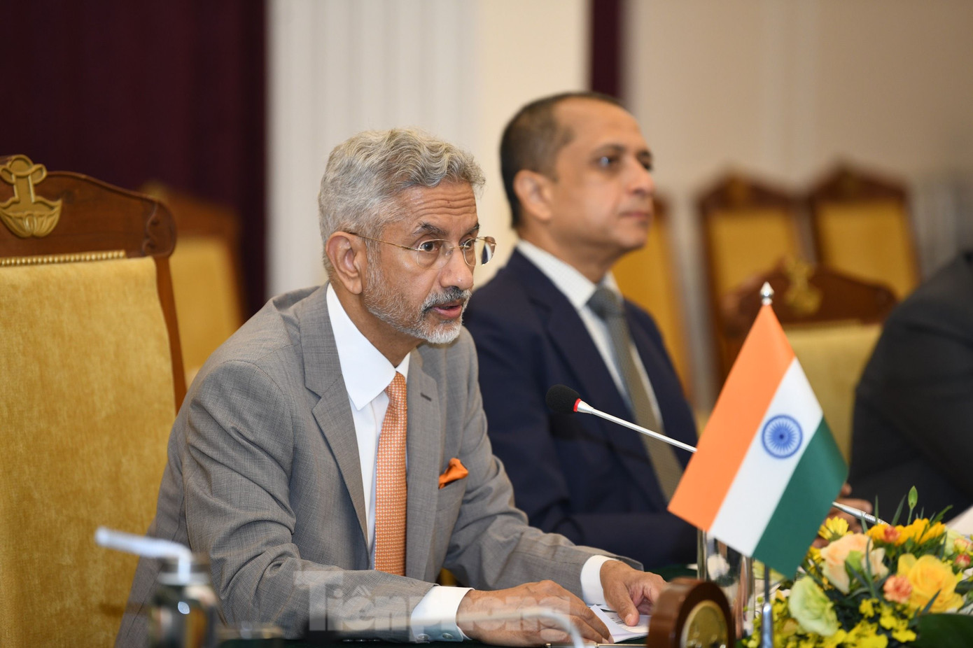 Bộ trưởng Ngoại giao Ấn Độ S. Jaishankar tại cuộc họp. (Ảnh: Như Ý) Bộ trưởng Ngoại giao Ấn Độ S. Jaishankar tại cuộc họp. (Ảnh: Như Ý)