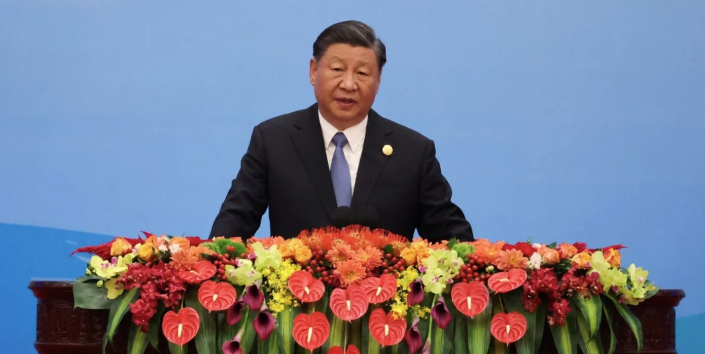 Chủ tịch Trung Quốc Tập Cận Bình phát biểu tại khai mạc Diễn đàn Vành đai và Con đường ngày 18/10. (Ảnh: Reuters) Chủ tịch Trung Quốc Tập Cận Bình phát biểu tại khai mạc Diễn đàn Vành đai và Con đường ngày 18/10. (Ảnh: Reuters)