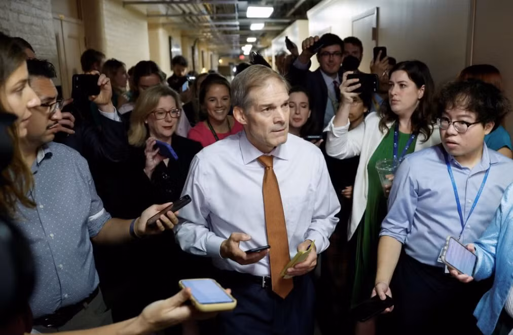 Ông Jim Jordan là một trong những gương mặt sẽ chạy đua vị trí chủ tịch Hạ viện Mỹ. (Ảnh: Reuters)