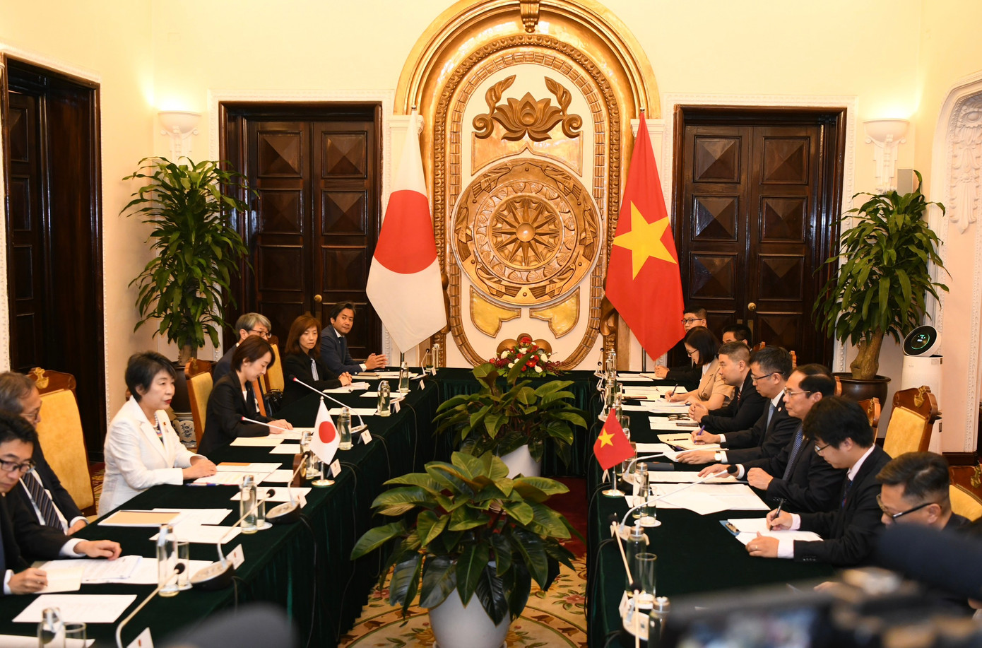 Toàn cảnh cuộc hội đàm. (Ảnh: Như Ý)