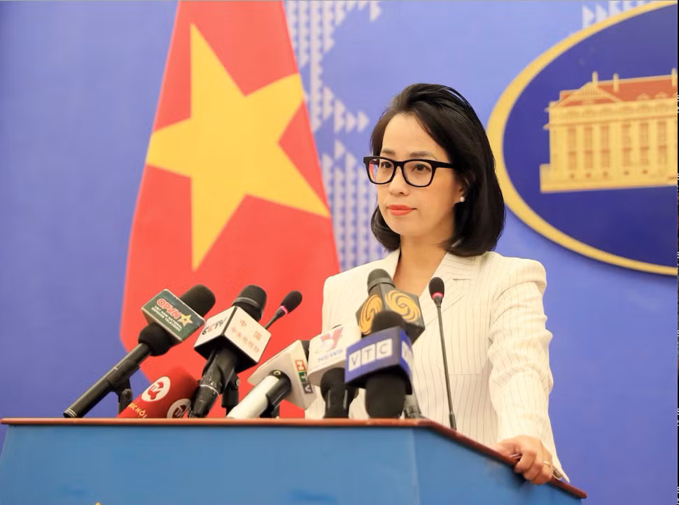 Người phát ngôn Bộ Ngoại giao Phạm Thu Hằng. (Ảnh: Mofa)