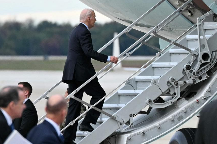 Tổng thống Mỹ Joe Biden đã lên đường đến Israel để thực hiện sứ mệnh ngoại giao phức tạp. (Ảnh: Reuters)