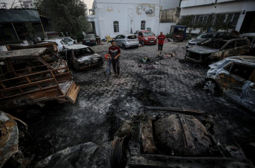 Một góc tan hoang ở Dải Gaza. (Ảnh: Al Jazeera) Một góc tan hoang ở Dải Gaza. (Ảnh: Al Jazeera)