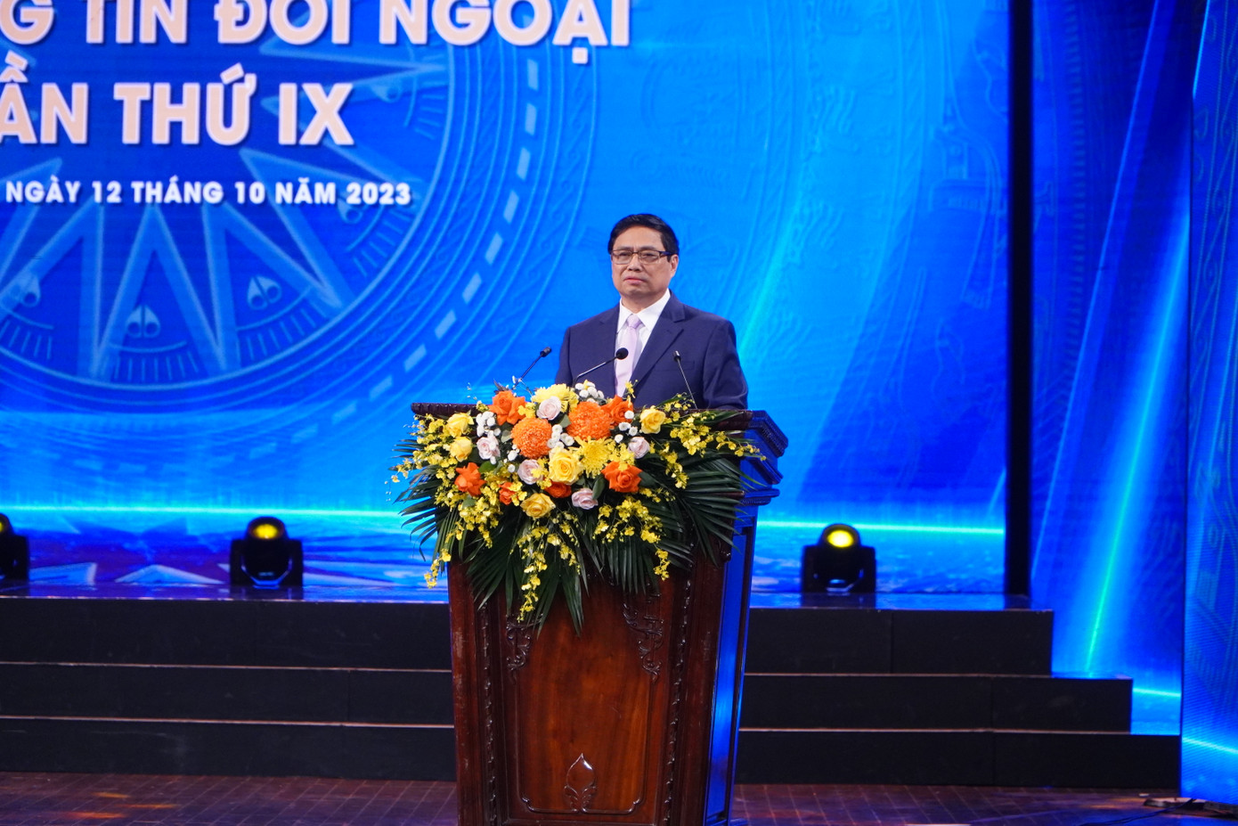 Thủ tướng Phạm Minh Chính phát biểu tại lễ trao giải. (Ảnh: Tuấn Việt) Thủ tướng Phạm Minh Chính phát biểu tại lễ trao giải. (Ảnh: Tuấn Việt)