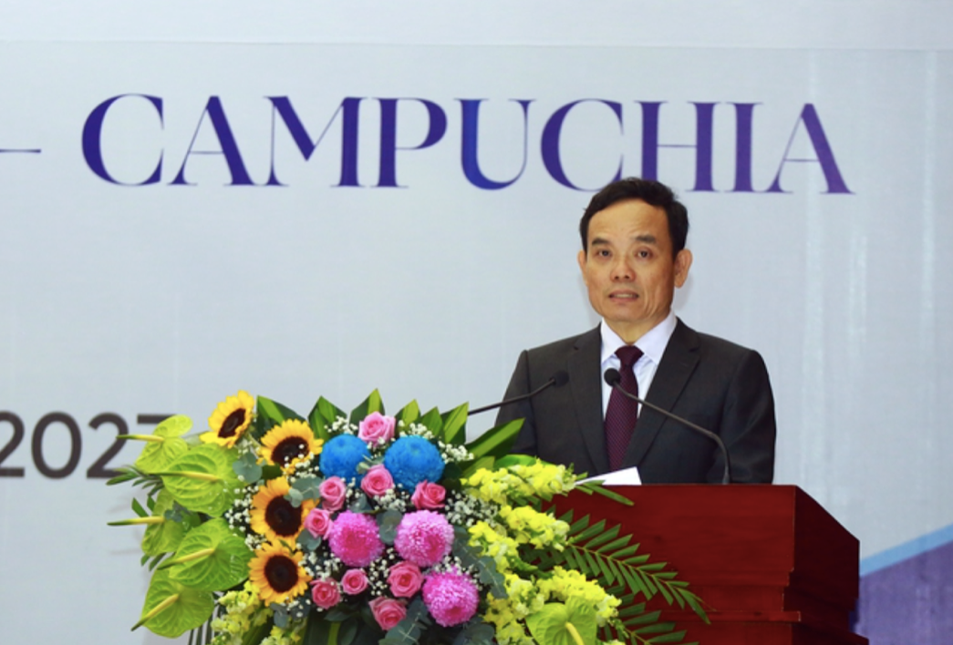 Phó Thủ tướng Trần Lưu Quang phát biểu tại hội nghị. (Ảnh: Mofa) Phó Thủ tướng Trần Lưu Quang phát biểu tại hội nghị. (Ảnh: Mofa)