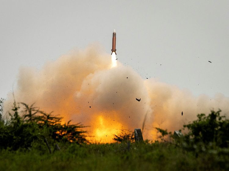 Một tên lửa Patriot được bắn trong cuộc tập trận chung Mỹ - Philippines Một tên lửa Patriot được bắn trong cuộc tập trận chung Mỹ - Philippines