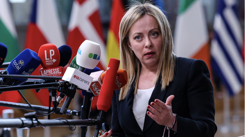 Thủ tướng Ý Giorgia Meloni. (Ảnh: AP) Thủ tướng Ý Giorgia Meloni. (Ảnh: AP)