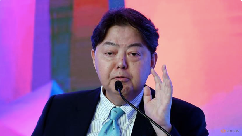 Ngoại trưởng Nhật Bản Yoshimasa Hayashi. (Ảnh: Kyodo)