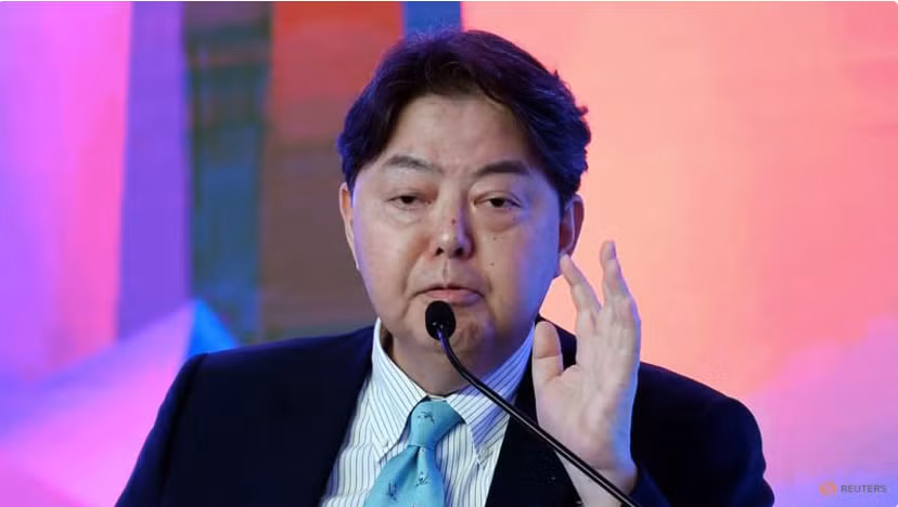 Ngoại trưởng Nhật Bản Yoshimasa Hayashi. (Ảnh: Kyodo) Ngoại trưởng Nhật Bản Yoshimasa Hayashi. (Ảnh: Kyodo)