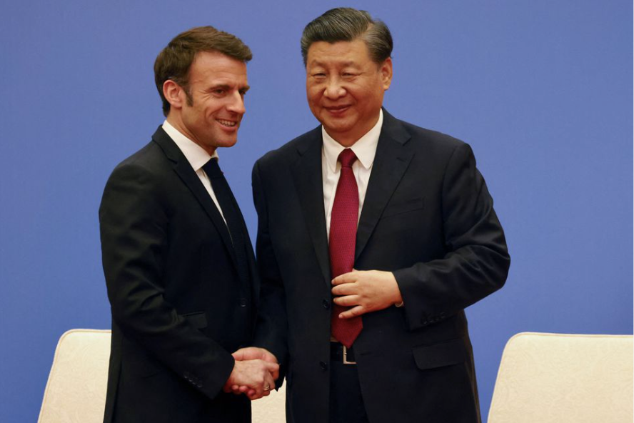 Chủ tịch Trung Quốc Tập Cận Bình và Tổng thống Pháp Emmanuel Macron. (Ảnh: Reuters) Chủ tịch Trung Quốc Tập Cận Bình và Tổng thống Pháp Emmanuel Macron. (Ảnh: Reuters)